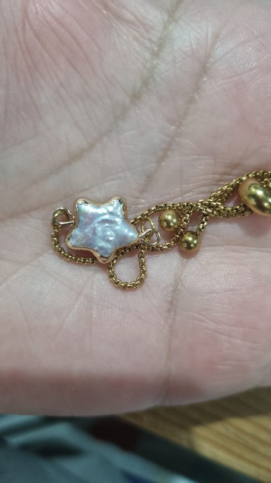 Star Keshi Pearl Bracelet