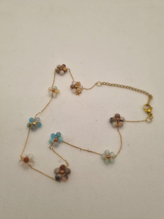 Limited Edition Hand-Beaded Floral Necklace (Copy)