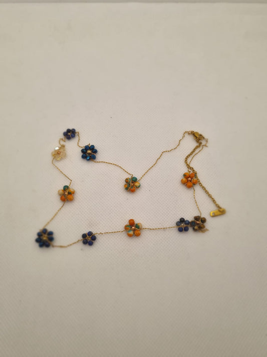 Limited Edition Hand-Beaded Floral Necklace