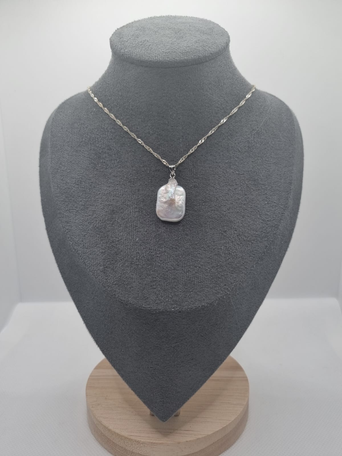 Silver Baroque Pillow