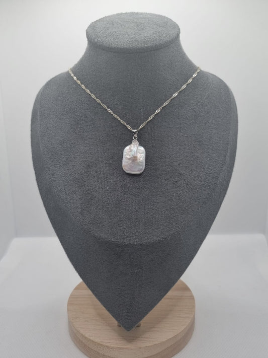 Silver Baroque Pillow