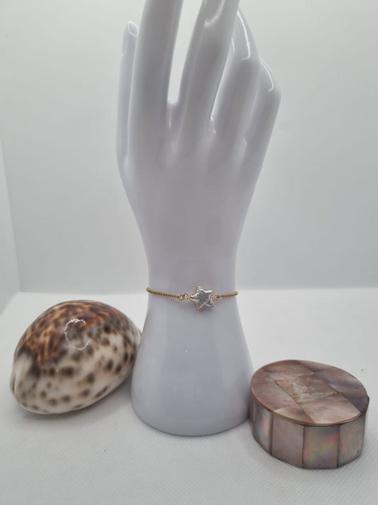 Star Keshi Pearl Bracelet