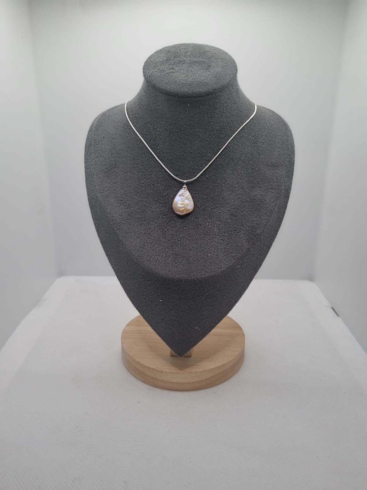 Blush Baroque Pearl Necklace