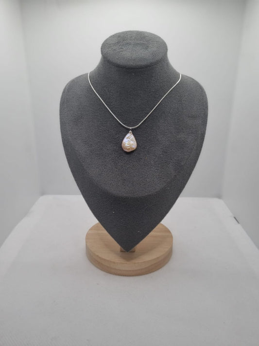 Blush Baroque Pearl Necklace